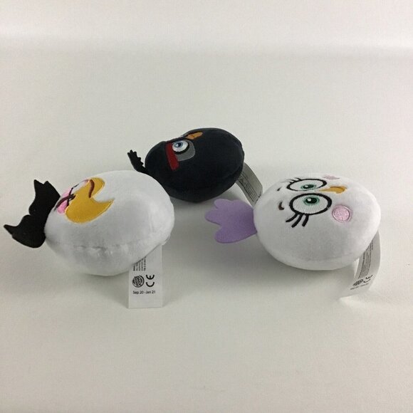 Angry Birds Burger King Matilda Bomb Eagle Plush Stuffed Animal Toy 3pc Lot 2021 - Picture 3 of 6